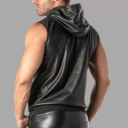Sweat à capuche zippé sans manches Kinky de TOF Paris