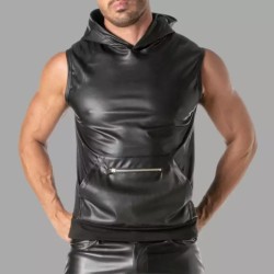 Sweat à capuche zippé sans manches Kinky de TOF Paris