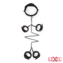 Easytoys Fetish - Bondage Set - Collier Menottes et Chevilles