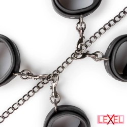 Easytoys Fetish - Bondage Set - Collier Menottes et Chevilles