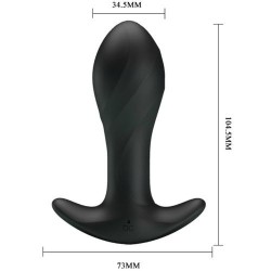Vibrateur anal noir Pretty Love