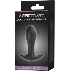 Vibrateur anal noir Pretty Love