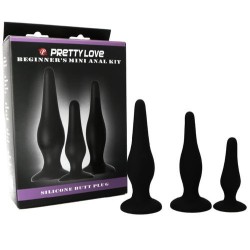Kit d'initiation dilat anale silicone Pretty Love