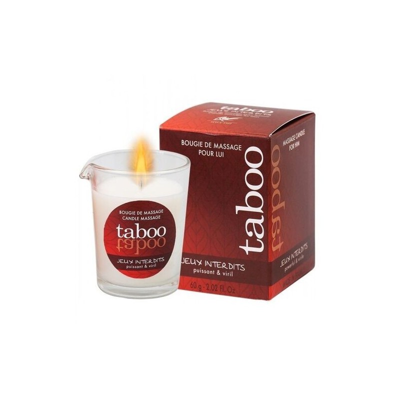 Bougie de massage lichen sauvage Taboo Ruf