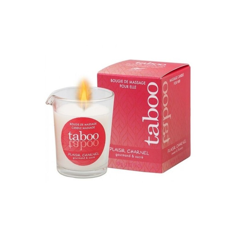 Bougie de massage fleur de cacao Taboo Ruf