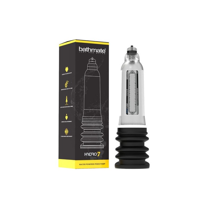 Pompe Hydro 7 Hercules transparente Bathmate