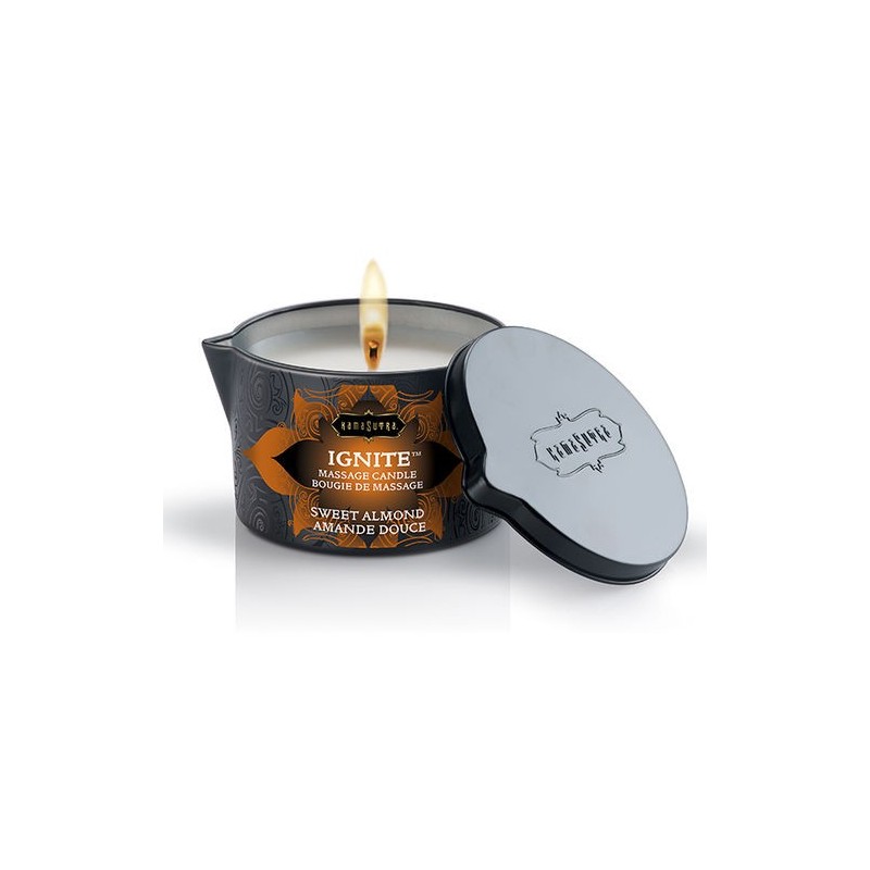 Bougie de massage amandes Kamasutra