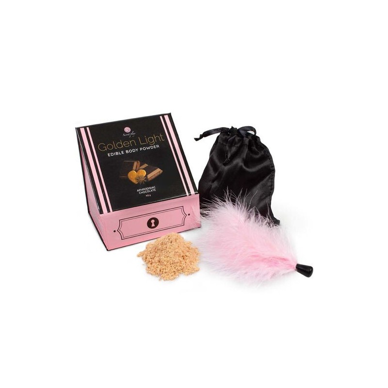 Poudre comestible chocolat aphrodisiaque Secretplay