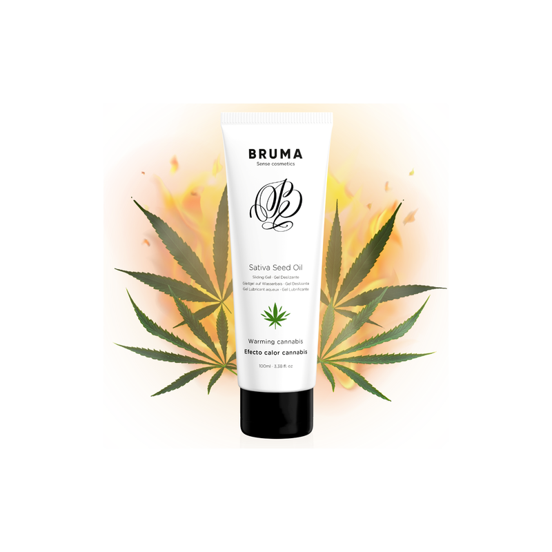 Gel glissant Aloe Vera saveur cannabis Bruma