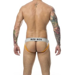 Jockstrap rayures noir orange MOB