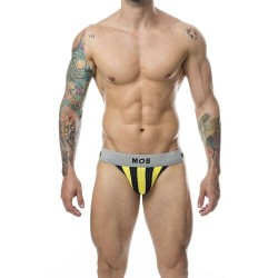 Jockstrap rayures noir jaune MOB