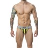 Jockstrap rayures noir jaune MOB