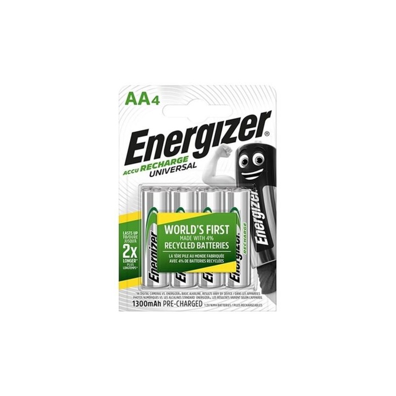 Batterie AA Universelle 1300Ah rechargeable Energizer