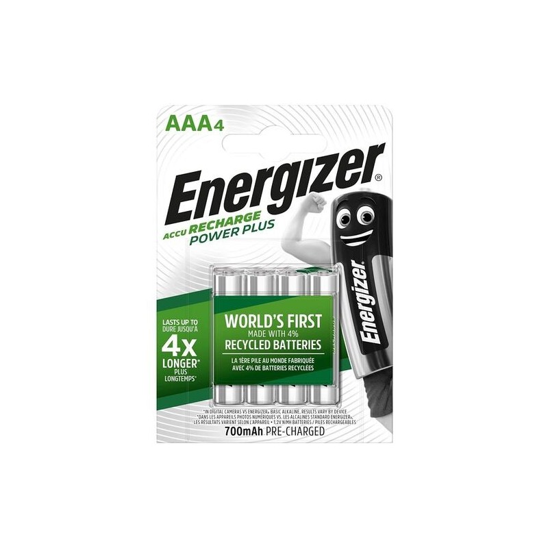 Batterie AAA4 Power Plus rechargeable Energizer