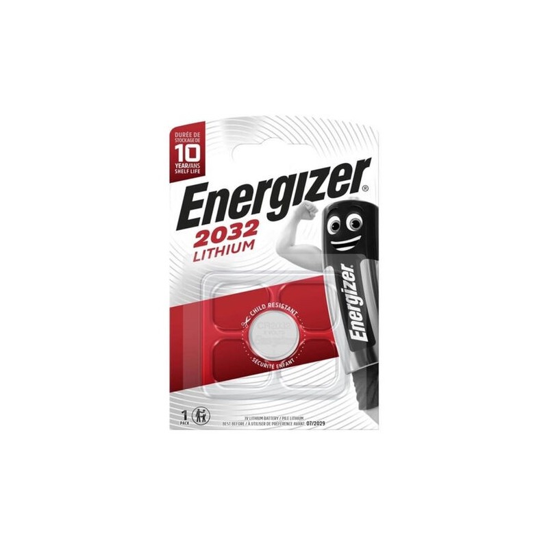 Pile Lithium CR2032 3v Bouton Energizer