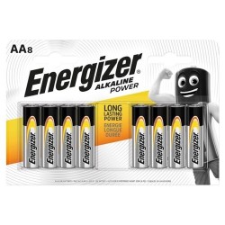 Piles Alcalines AA LR6 x8...