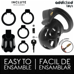 Cage de Chasteté 7.5 cm ronde Addicted Toys