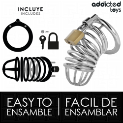 Cage de Chasteté S en métal Addicted Toys