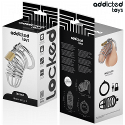 Cage de Chasteté S en métal Addicted Toys
