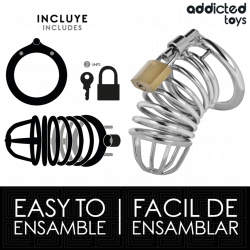 Cage de Chasteté M en métal Addicted Toys