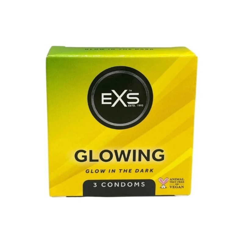 Préservatifs fluorescents EXS Condoms