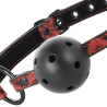 Bâillon en cuir végétalien Edition rouge Begme