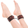 Menottes Chevilles Premium Doublées Edition rouge Begme
