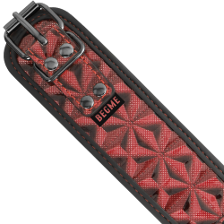Collier Premium Doublé Edition rouge avec pinces Begme