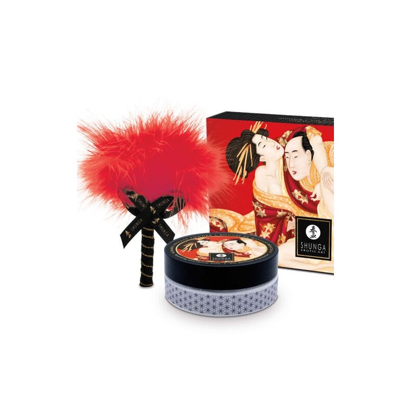 Poudre de massage Fraise comestible Shunga