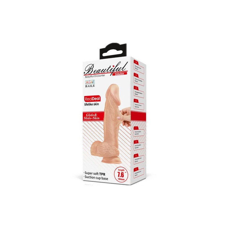 Gode 19.4 cm réaliste Zebulon Baile