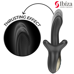 Vibrateur effet poussant et mordant Ibiza