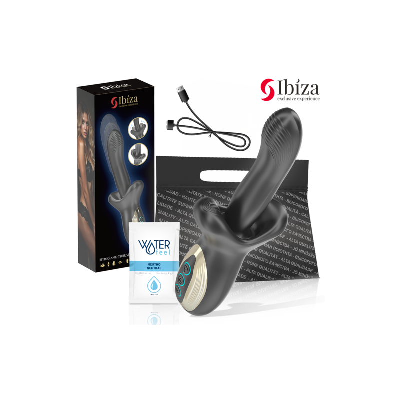 Vibrateur effet poussant et mordant Ibiza