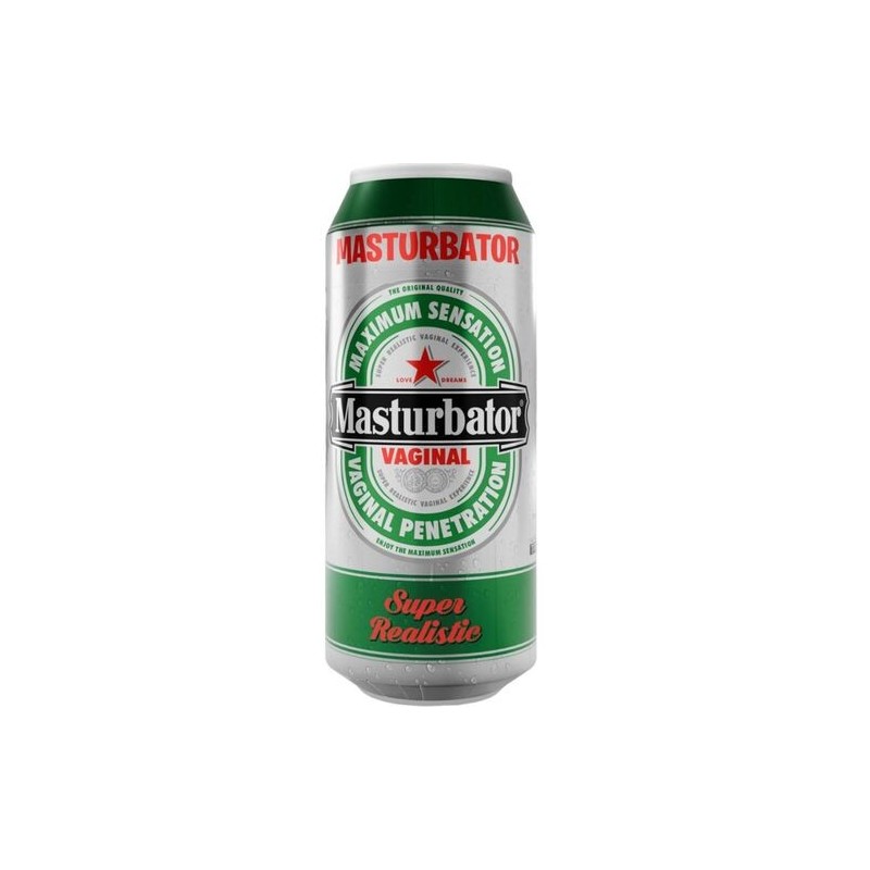 Masturbateur "vagin " Canette Bière - Alive