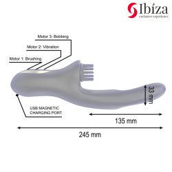 Vibrateur clitoris multicellulaire Ibiza