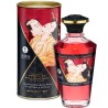 Huile de massage effet chaud fraise cava Shunga