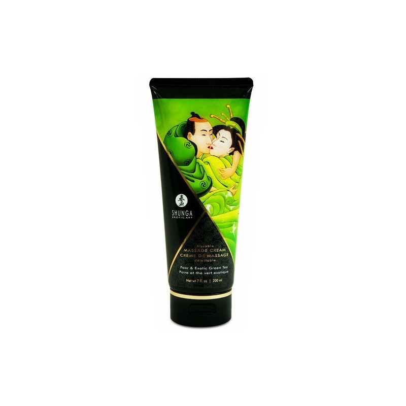 Crème de massage poire thé vert Shunga