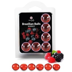 Set de 6 boules brésiliennes fruits de la forêt