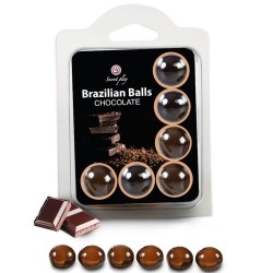 6 boules brésiliennes chocolat Secret Play
