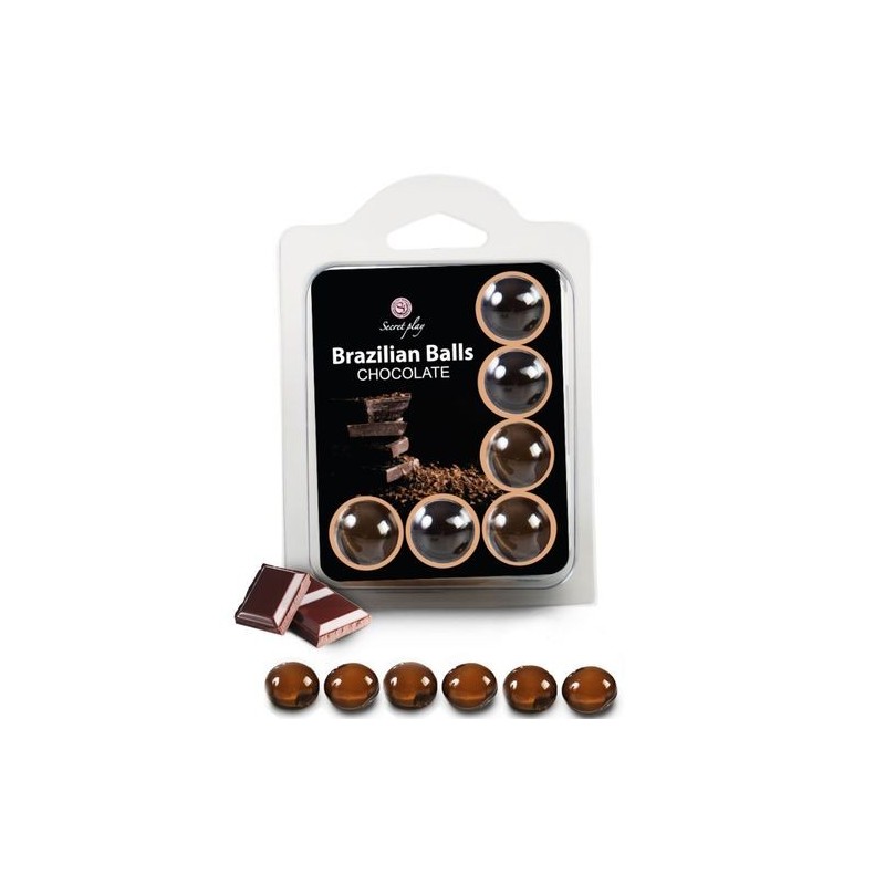 6 boules brésiliennes chocolat Secret Play