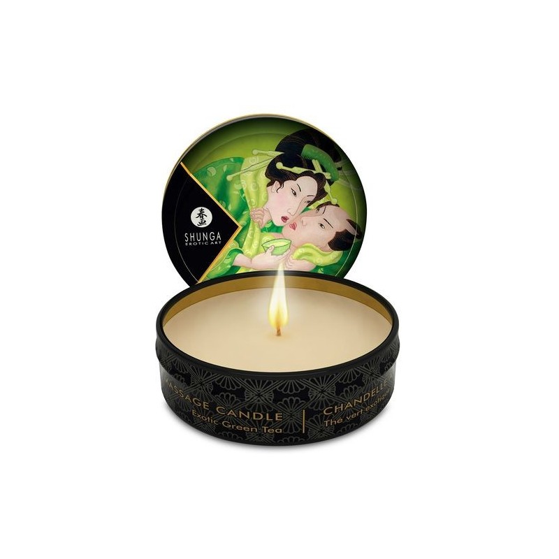 Bougie de massage thé vert Shunga