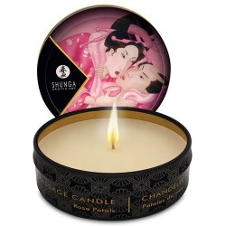 Bougie de massage roses Shunga