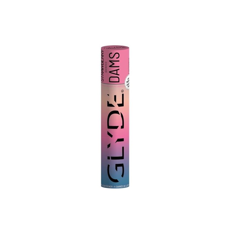 Digues fraise sexe oral SHEER GLYDE