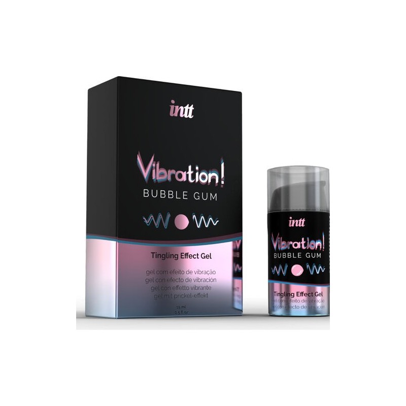 Gel vibrant stimulant Bubble Gum Intt