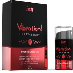Gel vibrant stimulant fraise Intt