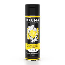 Huile massage effet chaleur Pina Colada Bruma