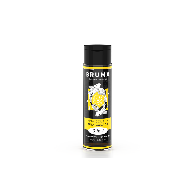 Huile massage effet chaleur Pina Colada Bruma
