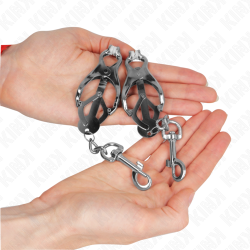 Pinces trèfle japonaises avec crochets KINK