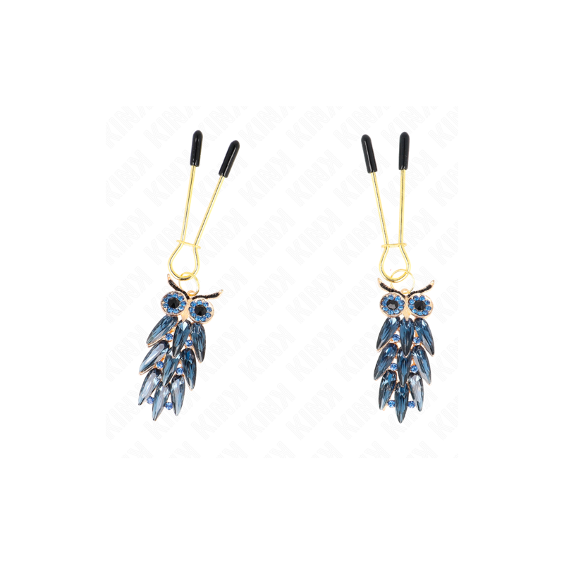 Pinces avec pendentif chouettes KINK