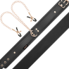 Pinces avec chaîne et collier Coquette