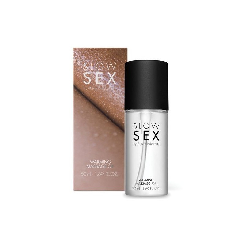 Huile de massage SLOW SEX effet chaleur Bijoux Indiscrets